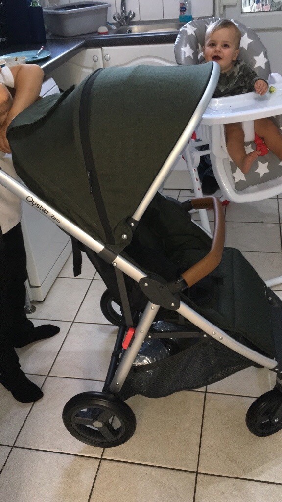 oyster zero olive green footmuff